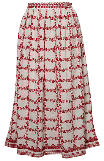 Printed Maxi Skirt Slide 1