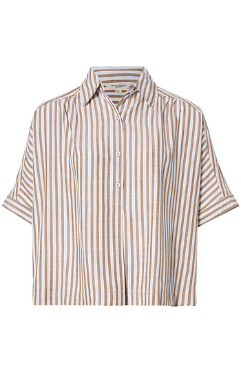 Short Sleeve Striped Top Slide 1