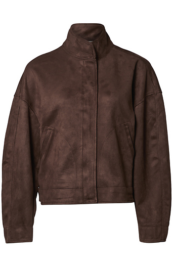 Suede Jacket Slide 1