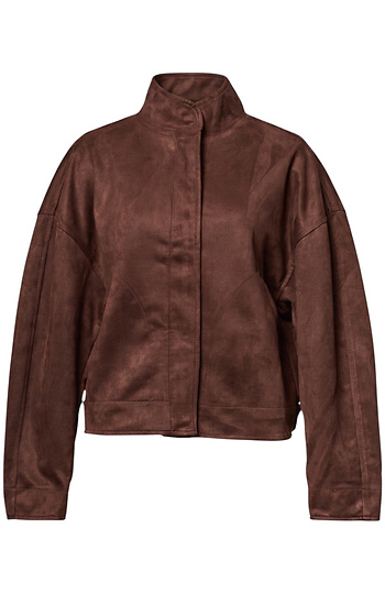 Suede Jacket Slide 1