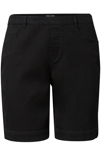 High Rise Pull On Shorts Slide 1