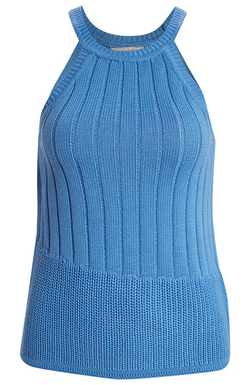 Halter Neck Knit Tank Slide 1