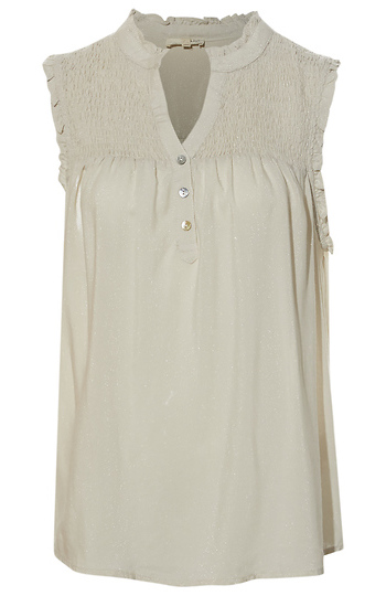 Sleeveless Smocked Top Slide 1