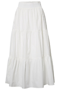 Smocked Waist Maxi Skirt