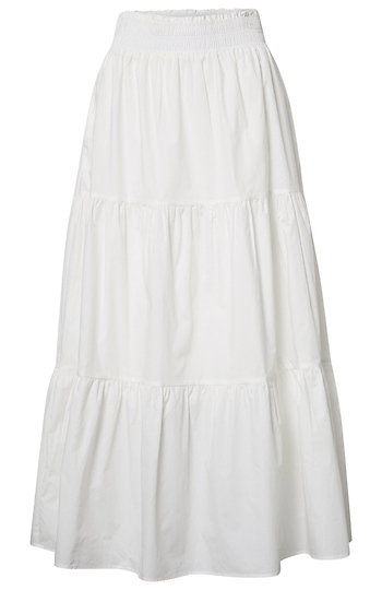 Smocked Waist Maxi Skirt Slide 1