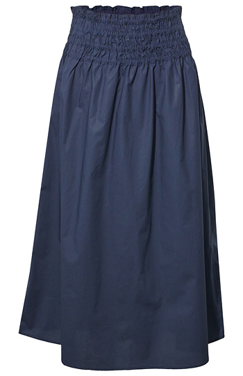 Skies Are Blue Smocked Waist Midi Skirt Slide 1