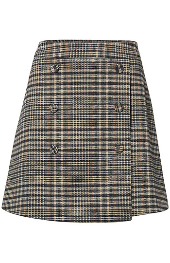 Plaid Mini Skirt Slide 1