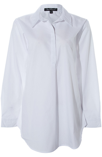 Velvet Heart Half Button Shirt Slide 1