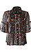 Velvet Sheer Half Sleeve Top Thumb 1