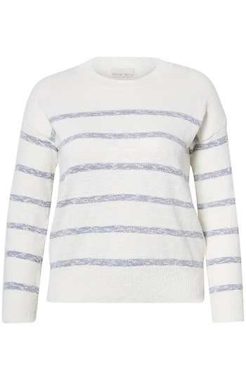 Long Sleeve Striped Sweater Slide 1