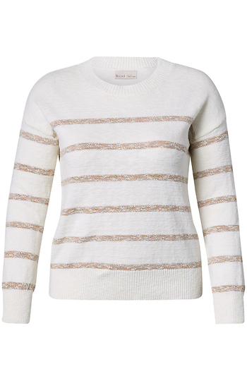 Long Sleeve Striped Sweater Slide 1