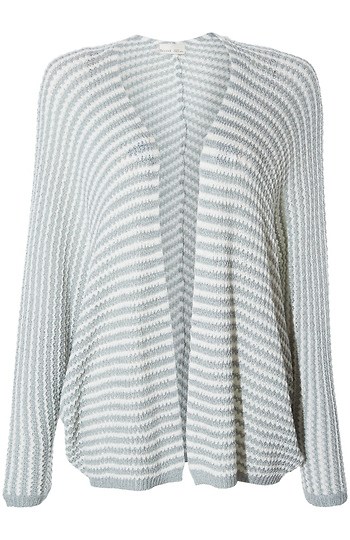 Crochet Open Front Cardigan Slide 1