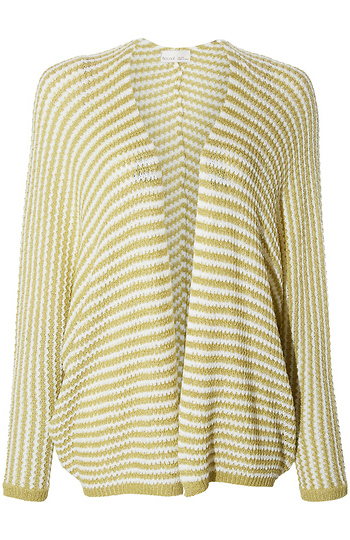 Crochet Open Front Cardigan Slide 1