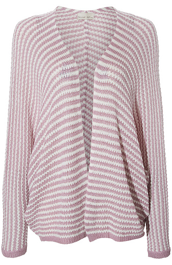 Crochet Open Front Cardigan Slide 1