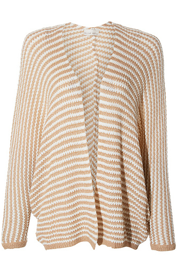 Crochet Open Front Cardigan Slide 1