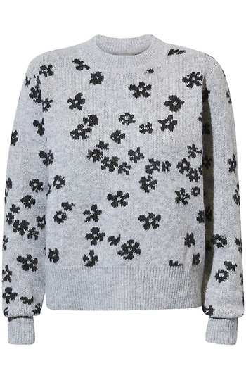 Floral Print Sweater Slide 1