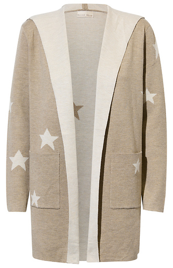 Star Print Cardigan Slide 1