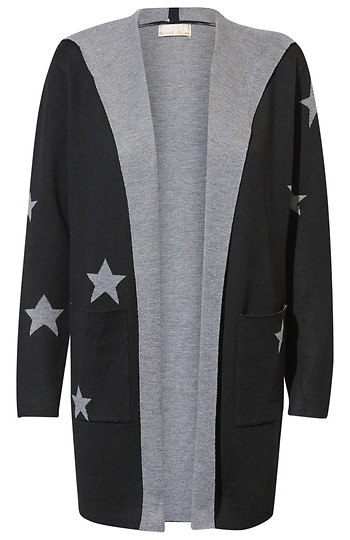 Star Print Cardigan Slide 1