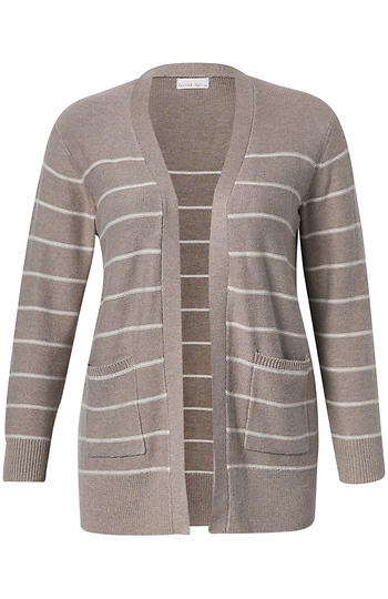 Striped Cardigan Slide 1