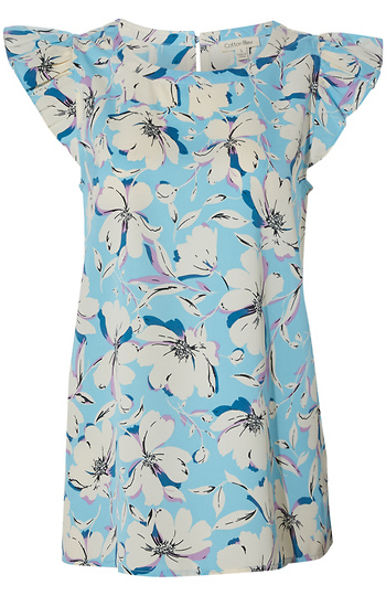 Floral Print Top Slide 1