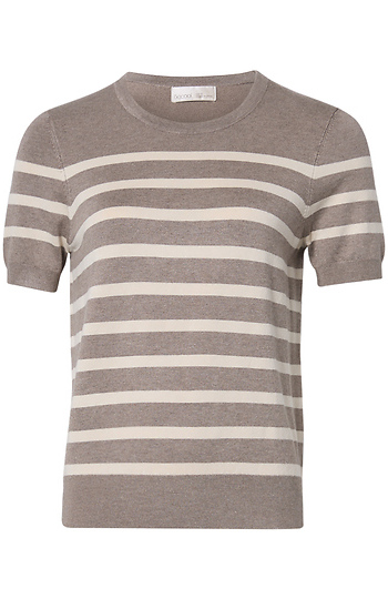 Striped Sweater Tee Slide 1