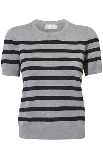 Striped Sweater Tee Slide 1