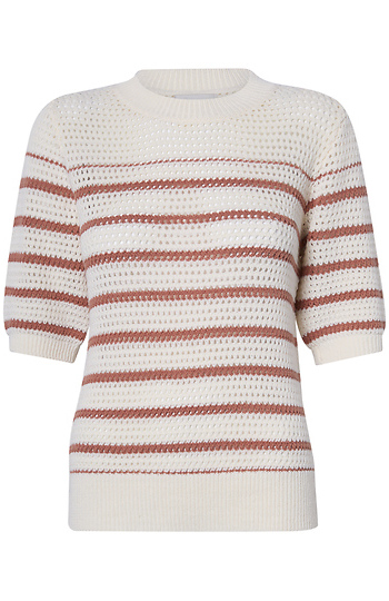 Crochet Short Sleeve Top Slide 1