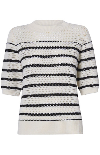 Crochet Short Sleeve Top Slide 1