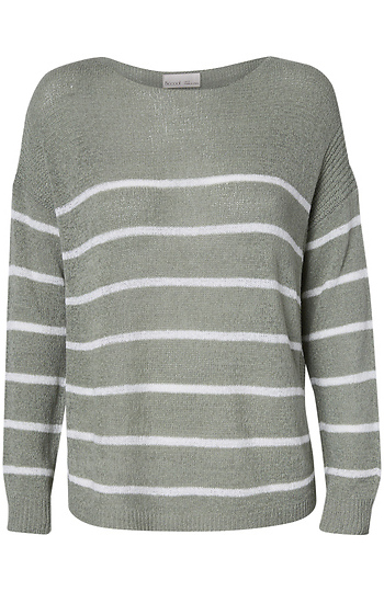 Striped Pullover Sweater Slide 1