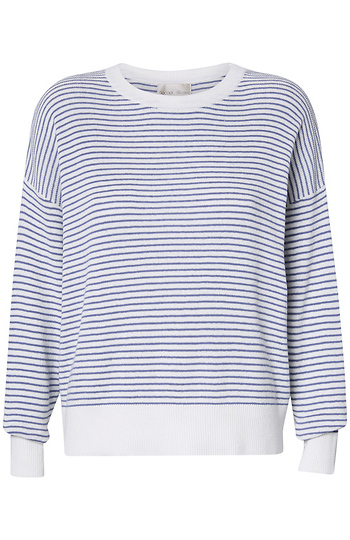 Striped Pullover Sweater Slide 1