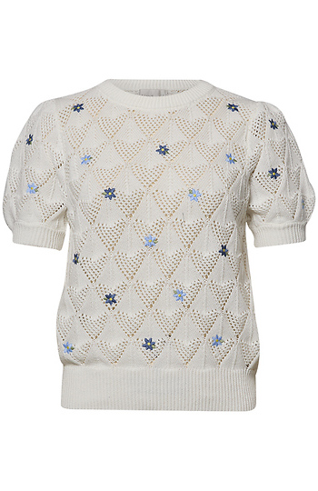 Floral Embroidered Top Slide 1