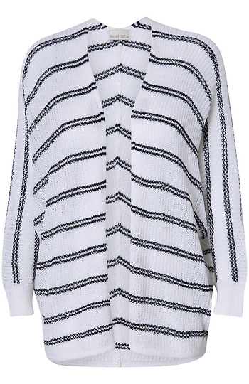 Striped Cardigan Slide 1