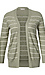 Open Front Striped Cardigan Thumb 1