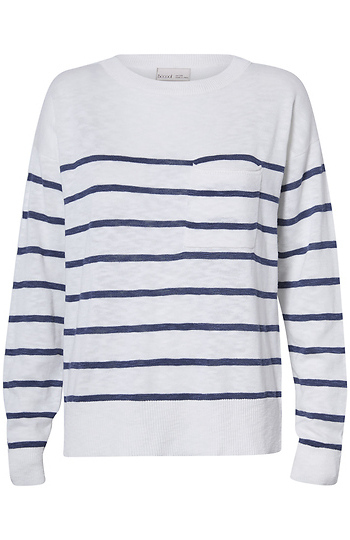 Long Sleeve Striped Sweater Slide 1