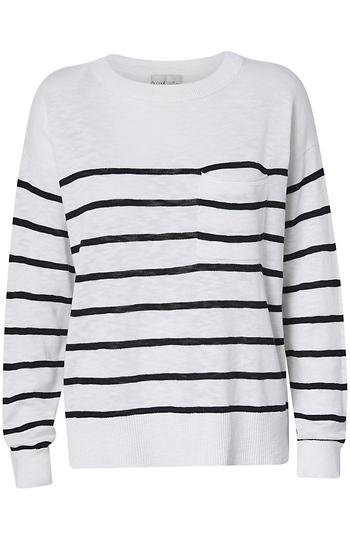 Long Sleeve Striped Sweater Slide 1