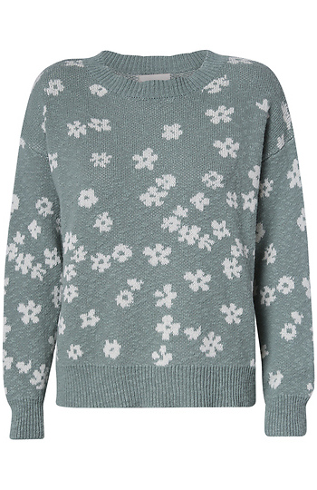 Floral Print Sweater Slide 1