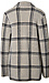Plaid Collared Coatigan Thumb 2