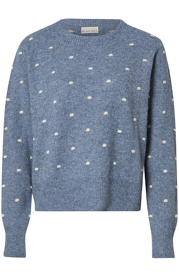 Round Neck Dotted Pullover Slide 1