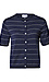 Striped Short Sleeve Top Thumb 1