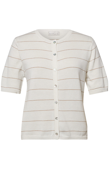 Striped Short Sleeve Top Slide 1