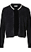 Crystal Embellished Fuzzy Cardigan Thumb 1