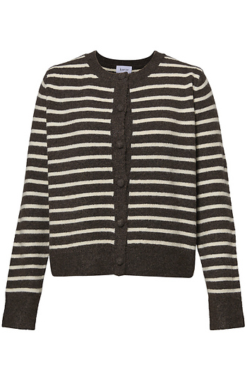 Striped Cardigan Slide 1