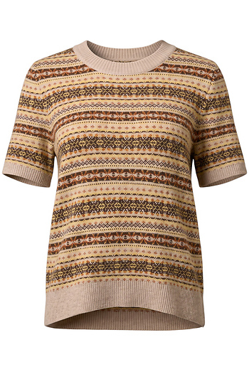 Printed Knit Top Slide 1