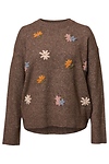 Floral Embroidered Pullover
