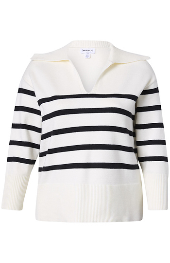 Striped Sailor Pullover Slide 1