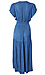 Smocked Split Neck Dress Thumb 2