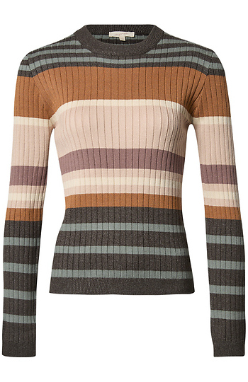 Color Block Striped Top Slide 1