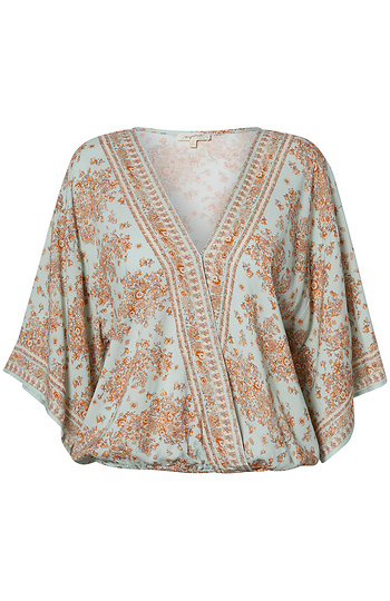 Printed 3/4 Sleeve Top Slide 1