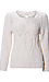Textured Pullover with Lace Up Back Thumb 1