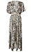 Printed Smocked Waist Dress Thumb 1